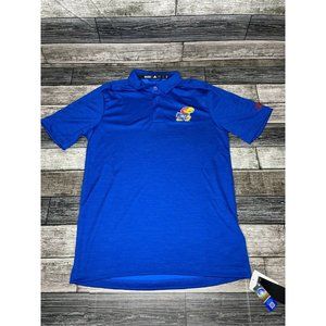 Kansas Jayhawks Adidas Climalite Polo Shirt Men's
